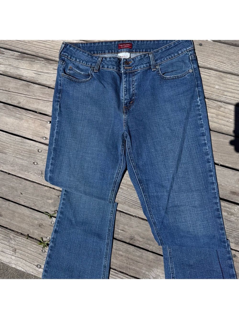 Levi's Jeans Genuinely Crafted slender boot cut 526 size 12 medium flower pocket - Picture 5 of 13